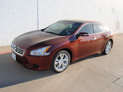 nissan maxima 2012 dk  red sedan 3 5 sv gasoline 6 cylinders front wheel drive shiftable automatic 75150