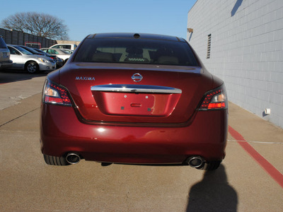 nissan maxima 2012 dk  red sedan 3 5 sv gasoline 6 cylinders front wheel drive shiftable automatic 75150