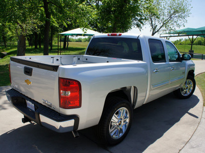 chevrolet silverado 1500 2012 silver ice met lt flex fuel 8 cylinders 2 wheel drive 6 speed automatic 76240