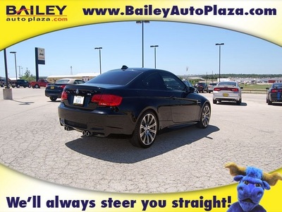 bmw m3 2011 black coupe m3 gasoline 8 cylinders rear wheel drive dual shift gearbox 76450