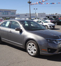 ford fusion 2011 gray sedan se gasoline 4 cylinders front wheel drive automatic 79936