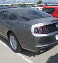 ford mustang 2013 gray coupe gasoline 6 cylinders rear wheel drive automatic 77578