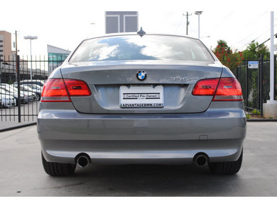 bmw 335i 2009 dk  gray coupe gasoline 6 cylinders rear wheel drive automatic 77002