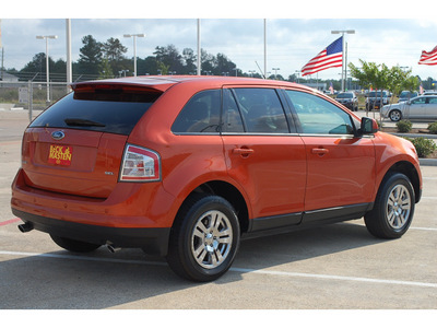 ford edge 2007 orange suv sel plus gasoline 6 cylinders front wheel drive automatic with overdrive 77375