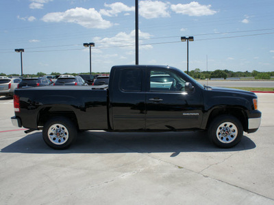 gmc sierra 1500 2009 black pickup truck gasoline 8 cylinders 2 wheel drive automatic 76087