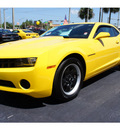 chevrolet camaro 2010 yellow coupe ls gasoline 6 cylinders rear wheel drive 5 speed manual 33177