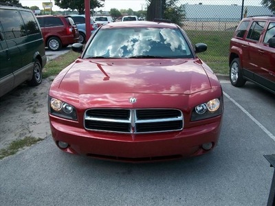 dodge charger 2007 red sedan black gasoline 6 cylinders rear wheel drive automatic 34731