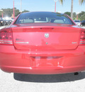 dodge charger 2007 red sedan black gasoline 6 cylinders rear wheel drive automatic 34731