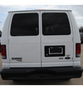 ford econoline cargo 2011 white van e 250 flex fuel 8 cylinders rear wheel drive automatic 77505