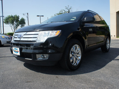 ford edge 2008 black suv limited gasoline 6 cylinders front wheel drive automatic with overdrive 75075