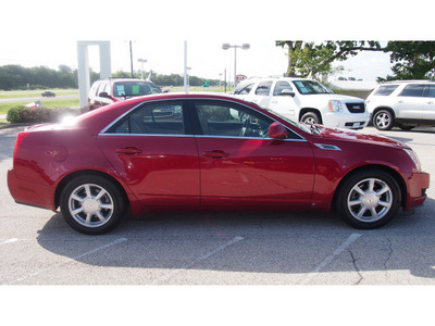 cadillac cts 2008 red sedan 3 6l v6 gasoline 6 cylinders rear wheel drive automatic with overdrive 77802