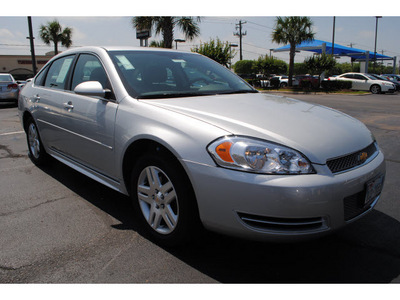 chevrolet impala 2012 silver sedan lt flex fuel 6 cylinders front wheel drive automatic with overdrive 77581
