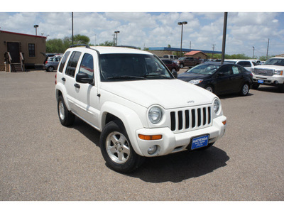 jeep liberty 2004 white suv limited gasoline 6 cylinders rear wheel drive automatic 78539