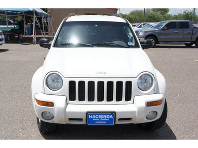 jeep liberty 2004 white suv limited gasoline 6 cylinders rear wheel drive automatic 78539