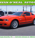 ford mustang 2012 red coupe v6 gasoline 6 cylinders rear wheel drive automatic 79110