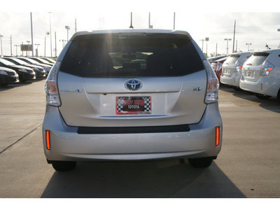 toyota prius v 2012 silver wagon two 4 cylinders automatic 77469