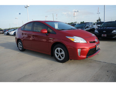 toyota prius 2012 red hatchback three 4 cylinders automatic 77469