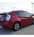 toyota prius 2012 red hatchback three 4 cylinders automatic 77469
