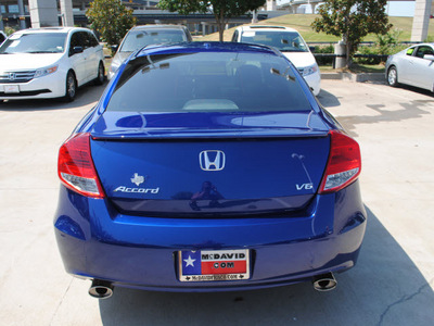 honda accord 2011 blue coupe v6 w navi gasoline 6 cylinders front wheel drive automatic 75034