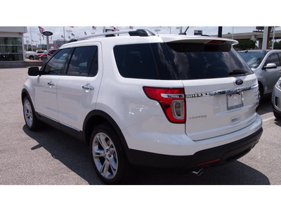 ford explorer 2013 white suv limited gasoline 4 cylinders 2 wheel drive automatic 77074