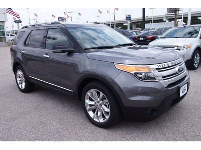 ford explorer 2013 gray suv xlt flex fuel 6 cylinders 2 wheel drive automatic 77074