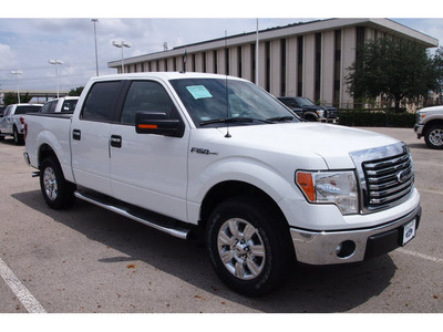 ford f 150 2012 white xlt flex fuel 6 cylinders 2 wheel drive automatic 77074