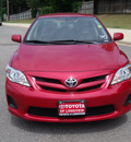 toyota corolla 2011 barcelona red sedan le gasoline 4 cylinders front wheel drive 4 speed automatic 75604