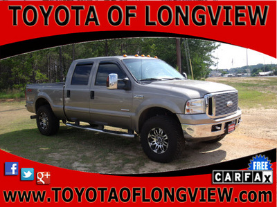 ford f 250 super duty 2006 beige lariat diesel 8 cylinders 4 wheel drive automatic 75604