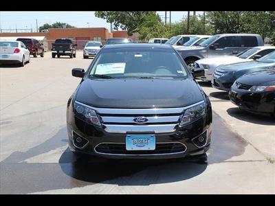 ford fusion 2012 tuxedo blk sedan sel gasoline 4 cylinders front wheel drive 6 speed automatic 75041