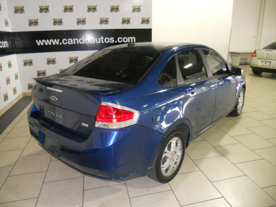 ford focus 2008 blue sedan gasoline 4 cylinders front wheel drive automatic 79935