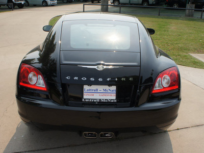 chrysler crossfire 2006 black coupe limited gasoline 6 cylinders rear wheel drive automatic 76240