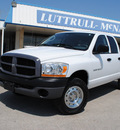 dodge ram pickup 1500 2006 white st flex fuel 8 cylinders 4 wheel drive automatic with overdrive 76266