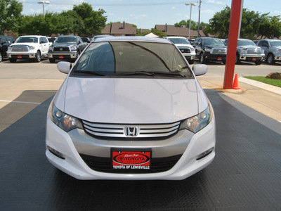 honda insight 2010 white hatchback ex hybrid 4 cylinders front wheel drive automatic 75067