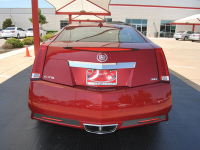 cadillac cts 2011 red coupe 3 6l performance gasoline 6 cylinders rear wheel drive automatic 75067