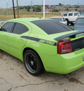 dodge charger 2007 green sedan r t daytona gasoline 8 cylinders rear wheel drive automatic 76108