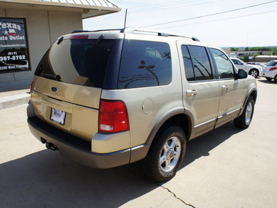 ford explorer 2002 gold suv xlt gasoline 6 cylinders rear wheel drive automatic with overdrive 76108