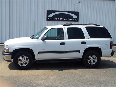 chevrolet tahoe 2002 white suv flex fuel 8 cylinders rear wheel drive automatic 75964