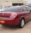 saturn aura 2008 red sedan xe gasoline 6 cylinders front wheel drive automatic 77375