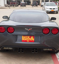 chevrolet corvette 2010 gray coupe gasoline 8 cylinders rear wheel drive automatic 77375