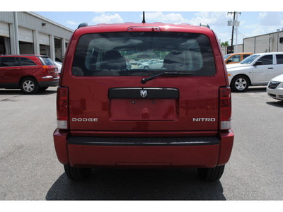 dodge nitro 2011 red suv se gasoline 6 cylinders 2 wheel drive 4 speed automatic 77017