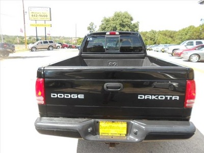 dodge dakota 2003 black pickup truck sport gasoline 8 cylinders 4 wheel drive automatic with overdrive 78744