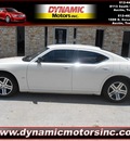 dodge charger 2009 white sedan sxt gasoline 6 cylinders rear wheel drive automatic 78744