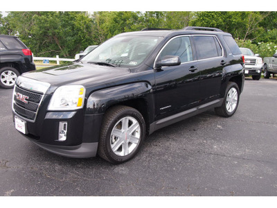 gmc terrain 2012 black suv sle 2 flex fuel 6 cylinders front wheel drive automatic 77074