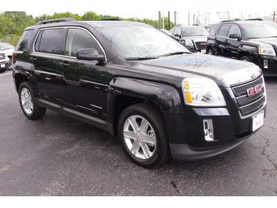 gmc terrain 2012 black suv sle 2 flex fuel 6 cylinders front wheel drive automatic 77074