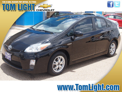 toyota prius 2010 black iii hybrid 4 cylinders front wheel drive cont  variable trans  77802