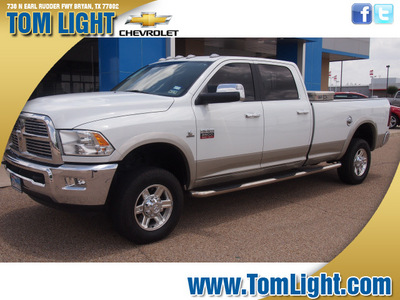 dodge ram pickup 3500 2010 white diesel 6 cylinders 4 wheel drive automatic with overdrive 77802