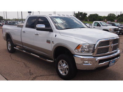 dodge ram pickup 3500 2010 white diesel 6 cylinders 4 wheel drive automatic with overdrive 77802