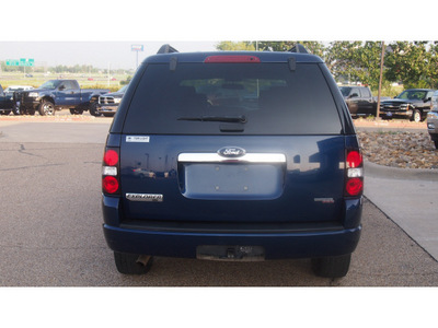 ford explorer 2007 blue suv xlt gasoline 6 cylinders rear wheel drive 5 speed automatic 77802