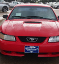 ford mustang 2000 red coupe gasoline 6 cylinders rear wheel drive automatic with overdrive 77802