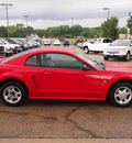 ford mustang 2000 red coupe gasoline 6 cylinders rear wheel drive automatic with overdrive 77802